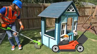 Mowers for Kids | Lawn Work with Handyman Hal | Fun Videos for Kids