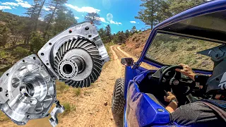 Broken Billet Diff on the trail...