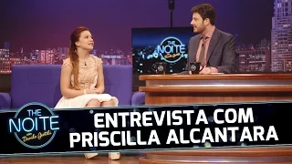 Priscilla Alcantara no The Noite com Danilo Gentili no SBT - Entrevista