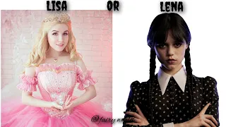 lisa or lena 💞barbie or wednesday💞 clothes,makeup and jewelry