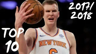 Kristaps Porzingis TOP 10 plays 2017/2018 NBA season