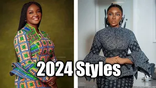 Trending Collections Of African Clothes Styles For Ladies | 2024 Trending Skirt and Blouse Styles