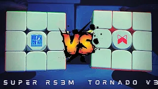 TORNADO V3 VS SUPER RS3M | Which Cube Will Win ? @MoFangGeQiYi @MoYuCubeYongJun