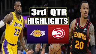 Los Angeles Lakers vs Atlanta Hawks 3rd QTR HIGHLIGHTS | March 18 | 2024 NBA Season