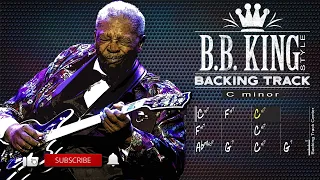 B.B. King Style Backing Track Slow Blues in C minor