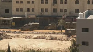 Tensions continue in Nur Shams refugee camp, where an Israeli raid killed at least four Palestinians