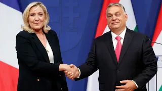 Marine Le Pen rencontre Viktor Orban à Budapest • FRANCE 24