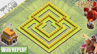NEW BEST TH5 Hybrid Base 2019 with REPLAYS | TH5 base with COPY LINK- Clash of Clans