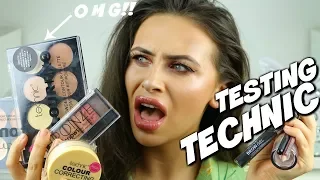 TESTING TECHNIC MAKEUP - £1 MAKEUP!?!?!!!