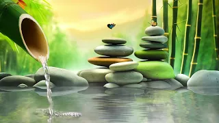 Relaxing Healing Music & Water Sounds - Bamboo, Calming Music, Meditation Music, Nature Sounds, Spa