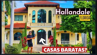 ¿Estas Son Las CASAS BARATAS De La Florida? | Así es Hallandale Beach, Florida