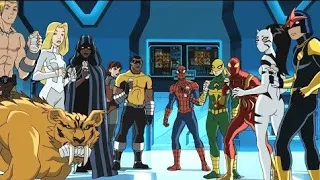 Hawkeye Gives Training To Spider man In Shield Academy | Ultimate Spider Man  Season - 3