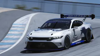 2024 Ford Mustang S560 GT3 laps Laguna Seca | Assetto Corsa PC