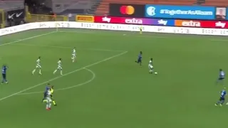 Inter-Sassuolo - Gagliardini, gol sbagliato