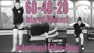HIIT Workout, 60-40-20 second intervals | Instructional Follow Along | Workout Warriors