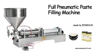 How to use Fully Pneumatic Paste Filling Machine