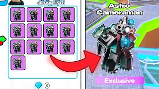 😱I GOT ASTRO TITAN CAMERAMAN ☠️ AND SOLD HIM FOR 💎 | Roblox Toilet Tower Defense