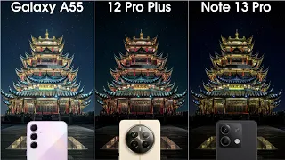 Samsung A55 vs Realme 12 Pro Plus vs Redmi Note 13 Pro Camera Test