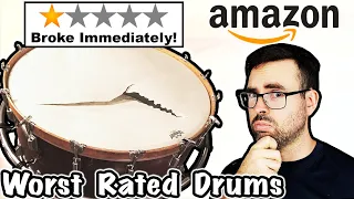 I Bought the WORST Rated Drums on Amazon
