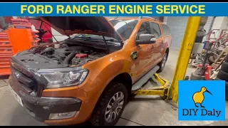 Ford Ranger Wildtrak Engine service procedure 3.2 TDCI