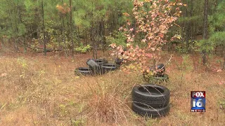 CAUGHT ON CAMERA: Illegally dumping tires in East End