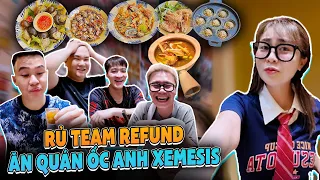 MisThy, Refund team càn quét menu quán ốc của Xemesis. Suýt phải cạn túi vì trò này?!