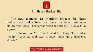 Learn English Through Story  Sherlock Holmes The Hound of the