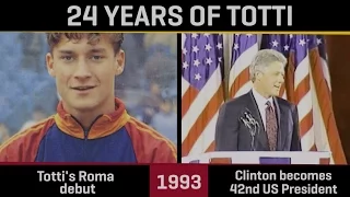 How the world has changed since Totti made his Roma debut