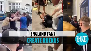 Watch: England fans attack Italy supporters after Euro 2020 loss; shocking violence, racism