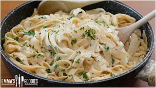 Easy Fettuccine Alfredo Recipe!