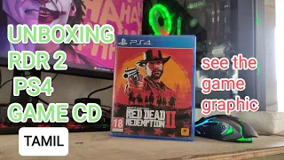 RED DEAD REDEMPTION 2 PS4 CD UNBOXING AND GAME PLAY ( TAMIL )