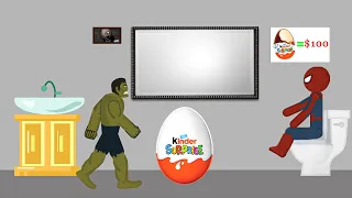 Granny vs Spiderman, Hulk Funny Animations #13 - Drawing Cartoon 2