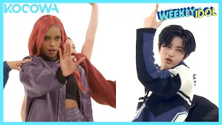 BLACKSWAN & XODIAC Show Off Their Dance Skills With Aespa & TXT Covers | Weekly Idol EP641 | KOCOWA+