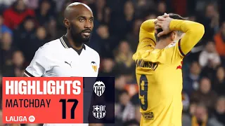 Highlights Valencia CF vs FC Barcelona (1-1)