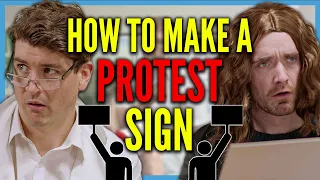 How to Make the Perfect Protest Sign | Foil Arms and Hog