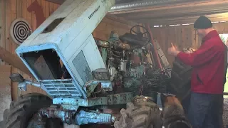 Belarus MTZ-82 restoration project. Part 2 | Breaking a Tractor in Half