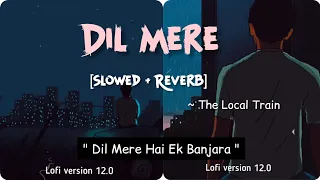 Dil Mere - The Local Train || Slowed + Reverb || Lofi Mix || Aalas Ke Pedh || Lofi Version 12.0