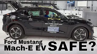 2021 Ford Mustang Mach E  IIHS crash test | SAFE?