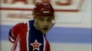 1988 Quebec Nordiques (NHL) - CSKA (Moscow, USSR) 5-5 Friendly hockey match (Super Series)