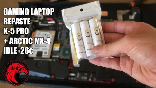 MSI GE75 Raider Repaste K5 pro + Arctic MX4 (Bad Ending)