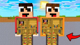 TAJNA BAZA SmileSlow vs Sebek w Minecraft!