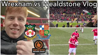 PAUL MULLIN SCORES AGAIN AS WREXHAM GO TOP OF THE LEAGUE!! | Wrexham vs Wealdstone vlog