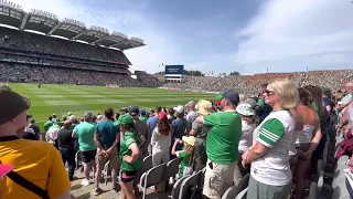 Amhrán na bhFiann - The Soilders Song, before the All Ireland Championship Hurling Final 2022