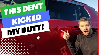 This Dent Kicked My Butt | Paintless Dent Removal | PDR Training