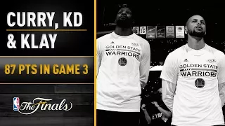 Top Performers: Durant, Curry, Thompson Combine For 87 In Game 3