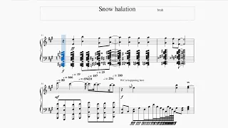 Snow Halation except it's terrible and made me fail music theory