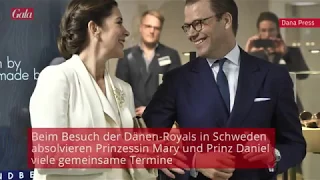 Prince Daniel and Crown Princess Mary cute moments.
