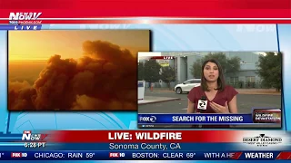 FNN 10/10/17: California Wildfire Coverage - MASSIVE Fire/Smoke, State Dept. Briefing
