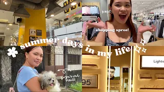 sarah's log *LATE UPLOAD* 💌: SUMMER DAYS IN MY LIFE  🌷, unboxing, shopping & haul