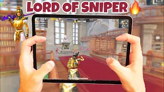 LORD of SNIPER GUN GAME 🔥| iPad Pro Pars |  4 Finger + Full Gyro | Pubg Mobile #41